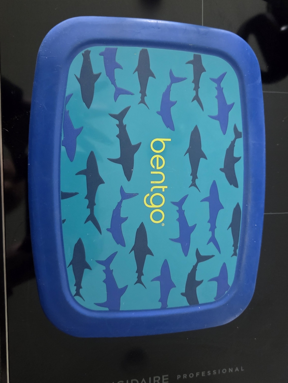 Bentgo Shark Print Lunch Box - Teal & Blue